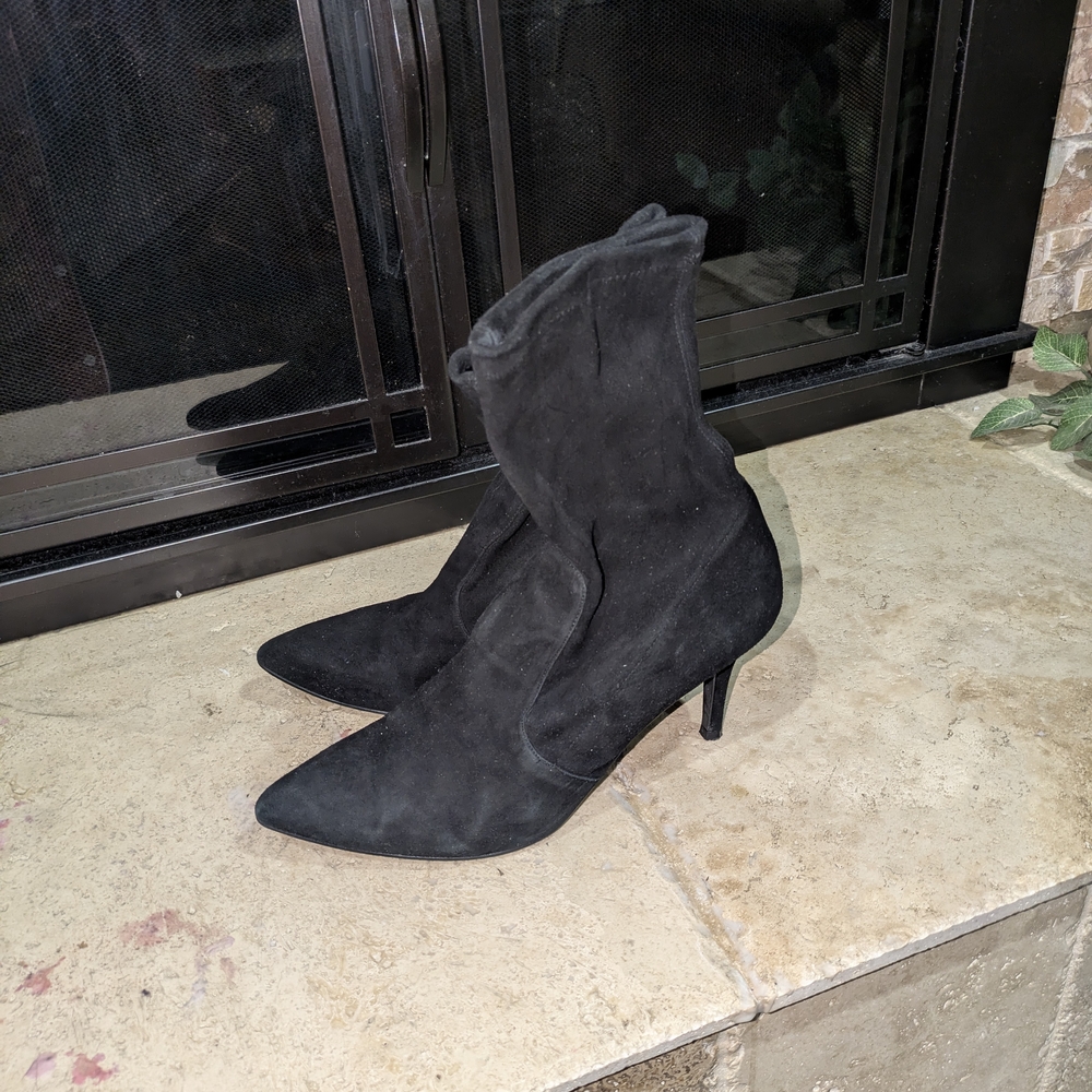 Stuart Weitzman Black Ankle Boots
